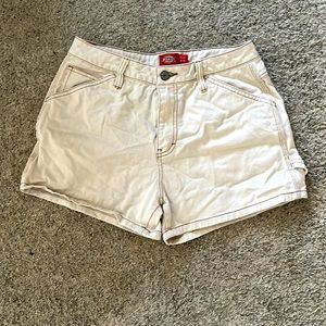 Vintage Dickies Cargo Shorts, size 26, cream/off white